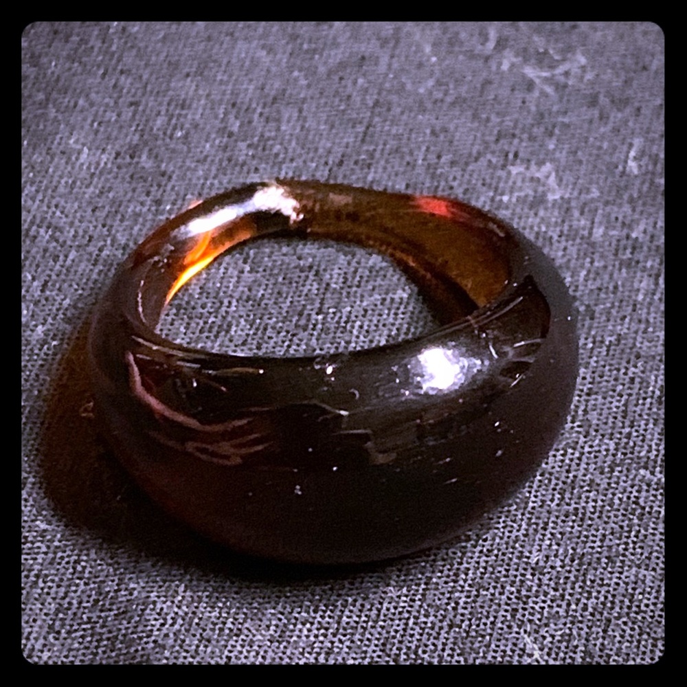 Brown/Amber Ring, Size 8-9